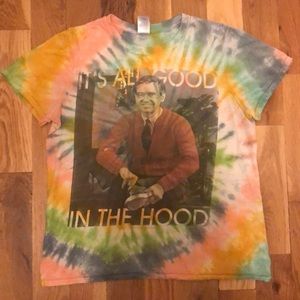 Mr. Rogers Tie Dye T Shirt